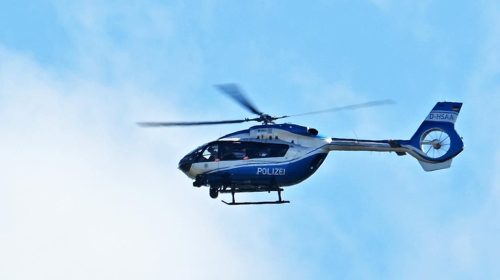 Ein Polizeihubschrauber übernahm die Verlegung des Magdeburger Weihnachtsmarkt-Attentäter Taleb A..