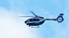 Ein Polizeihubschrauber übernahm die Verlegung. 