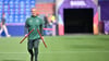Bundestrainer Wück beim Abschlusstraining in Basel.
