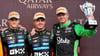 Nico Hülkenberg (r) schafft es im 239. Rennen erstmals auf ein Formel-1-Podium.