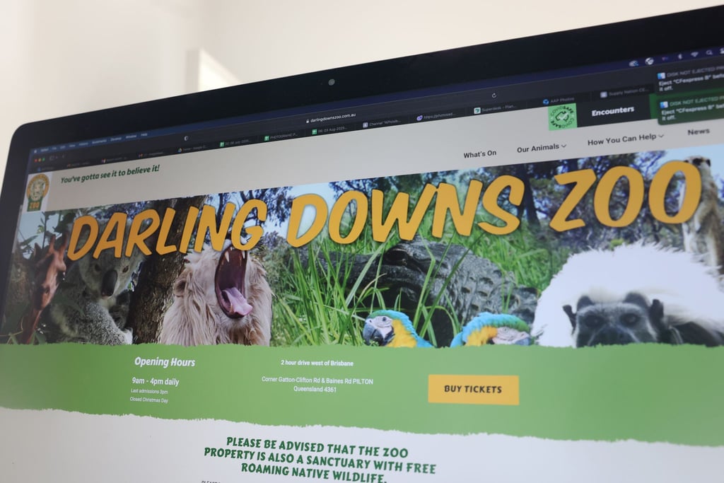 Der private Darling Downs Zoo liegt westlich von Brisbane.