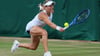 Laura Siegemund konzentriert sich auf ihr Einzel-Viertelfinale.