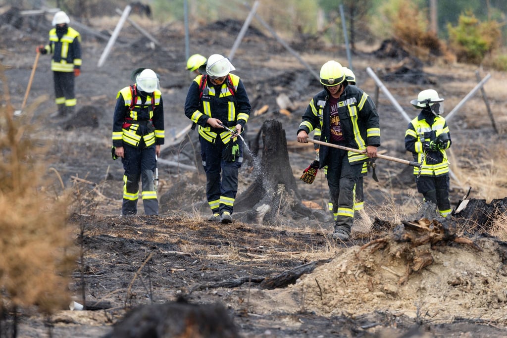150 Einsatzkräfte sind derzeit in Thüringen noch im Einsatz.