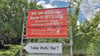 Bereits vor Verkündung der Schließung der Anlage hingen vor dem Eingangstor von Dow in Schkopau Plakate wie dieses. 
