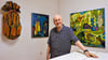 Dieter Stockmann stellt in der „Schkön-Art-Galerie“ im Dorfgemeinschaftshaus in Schköna Bilder, Masken und Keramik aus.