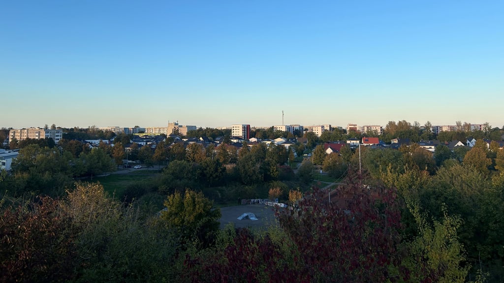 Blick auf Magdeburg-Olvenstedt. Aktuell entstehen dort viele neue Wohnungen.