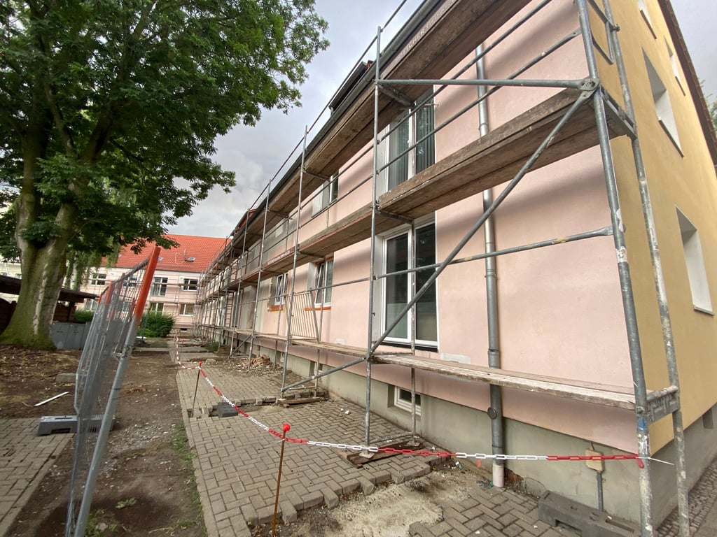 Die HaWoGe saniert eines ihrer Objekte in der Bödcherstraße.