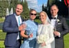 Doppelte Hochzeit beim SC Magdeburg: Nachdem Christian O'Sullivan seine Bettina geheiratet hat, haben sich nun auch Albin Lagergren und seine Maria das Ja-Wort gegeben.