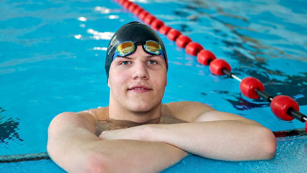 Erwin Hanschmann ist nicht nur ein Schwimmtalent, seine Interessen reichen von Musik bis hin zur Landwirtschaft.