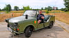 Dirk Baake aus Steutz ist stolzer Besitzer eines Trabant Kübel der NVA, an dem noch alles original ist. 