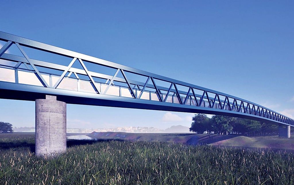 40 Prozent der insgesamt 342 abgegebenen Stimmen votierten für die Farbe Blau der neuen Saalebrücke.