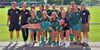 Die Frauenmannschaft des SSV 80 Gardelegen: (hintere Reihe von links) Martin Gille, Marie-Sophie Hahn, Sara Lübke, Isabelle Rummel, Christina Strick, Annemarie Westphal, Louise Erxleben, Xaver Haak, Anika Badenhop, Anika Klug; (vordere Reihe von links) Fabiene Matschuks, Jule Gärtner, Julia Manigk, Alina Lindecke; (ganz vorn) Friederike Giese.