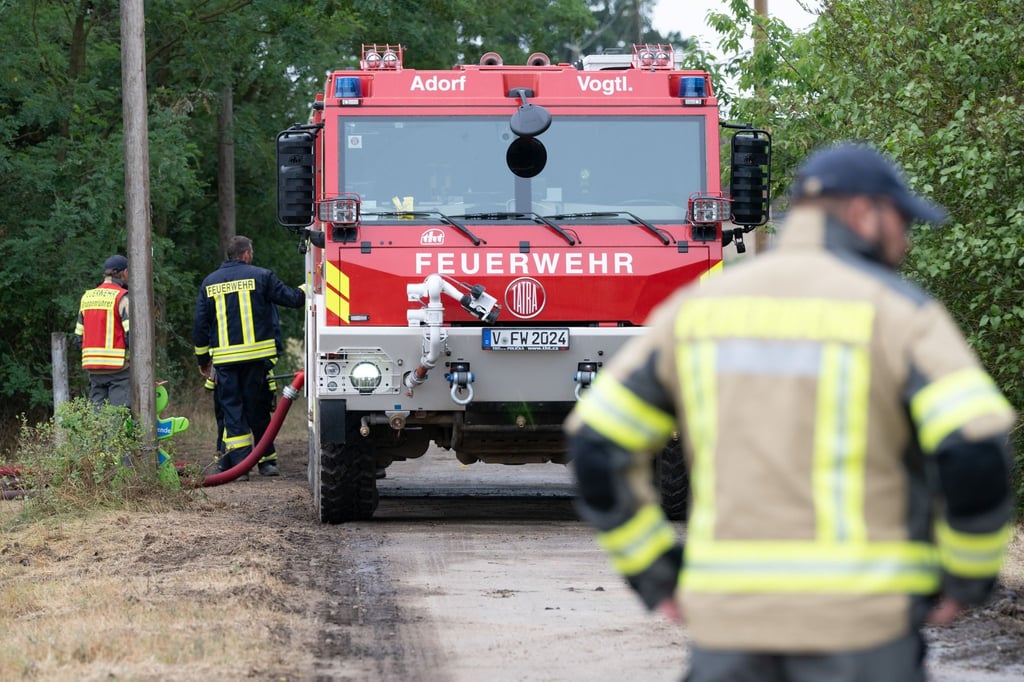 Die Lage im Waldbrandgebiet der Gohrischheide hat sich beruhigt.