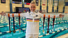 Behangen mit Gold und Bronze: Schwimmerin Julia Heitmann hat abgeräumt.