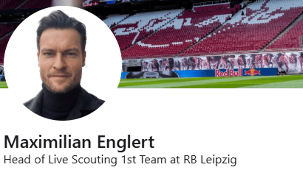 Der neue Live-Chefscout von RB Leipzig heißt Maximillian Englert.