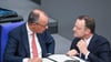 Kanzler Merz stellt sich hinter Unionsfraktionschef Spahn.