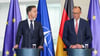 Kanzler Friedrich Merz (CDU) und Nato-Generalsekretär Mark Rutte treffen sich in Berlin zum 70. Jubiläum der Nato-Mitgliedschaft Deutschlands. Es geht auch um einen aktuellen Zwischenfall mit China.