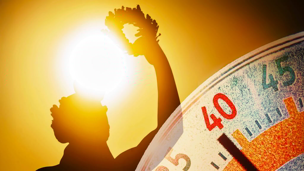 Steigende Temperaturen sind ein Beispiel für den Klimawandel.