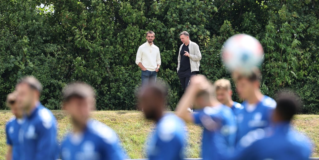 Beim Training am Mittwoch schauten Verantwortliche von Darmstadt 98 zu. Denn während der FCM am Donnerstag aus Bad Wörishofen abreist, beginnen die Hessen ihr Camp hier.