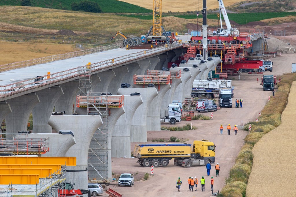 Bei Halle wächst die Infrastruktur zusammen – die A143 nimmt Form an