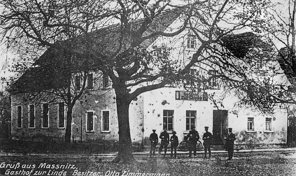 Foto von der ehemaligen Gaststätte in Maßnitz.