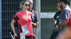 Giulia Gwinn nach ihrer Verletzung beim DFB-Training