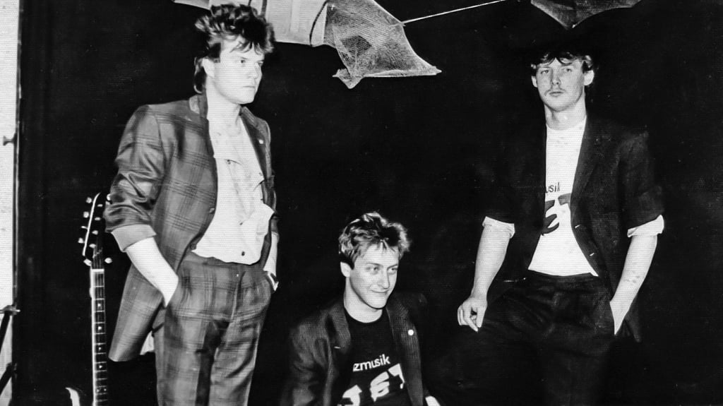 Die Gruppe Jet im Jahr 1989. Von links Torsten Sielmon, Mirko Lange und Thomas Dinse.