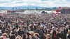 Ein Menschenmeer: Rund 25.000 Metal-Fans besuchten das Rockharz-Festival 2025 auf dem Flugplatz Ballenstedt.