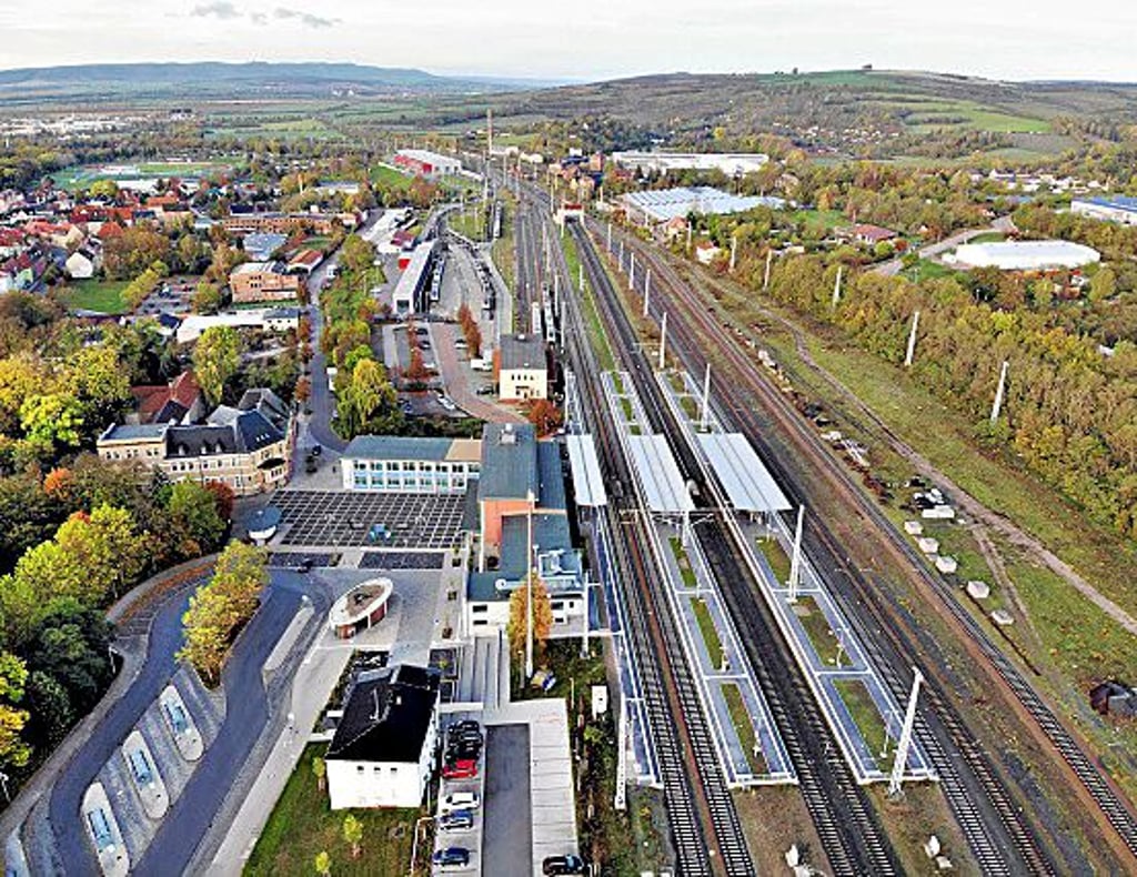 Der Bahnhof Sangerhausen wird ab August umgebaut.
