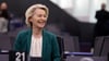 Ursula von der Leyen kann aufatmen: Der von Rechten eingereichte Misstrauensantrag gegen sie ist gescheitert. (Archivbild)
