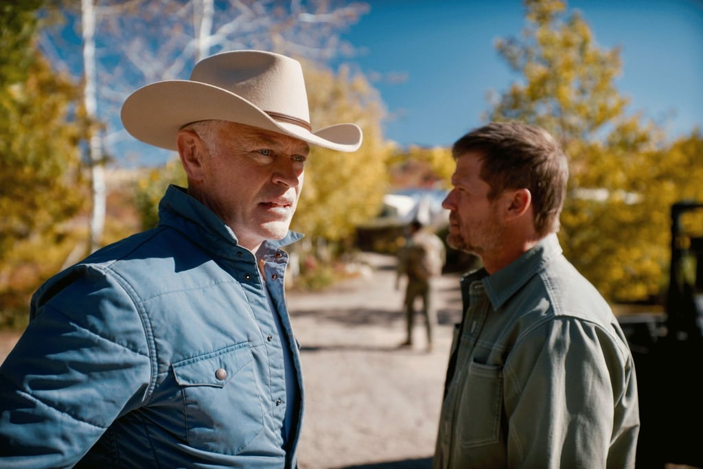 Neil McDonough (l) als Ian Ross und Bailey Chase als Jeff Eriksson in einer Szene des Films „Homestead“.