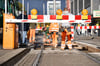Wegen Gleisbauarbeiten der Magdeburger Verkehrsbetriebe (MVB) wird ein Straßenabschnitt vollgesperrt. 