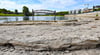 Der Pegelstand der Elbe in Magdeburg ist historisch niedrig.