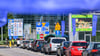 Auch am Nachmittag stockt der Verkehr vor dem Grenzübergang.