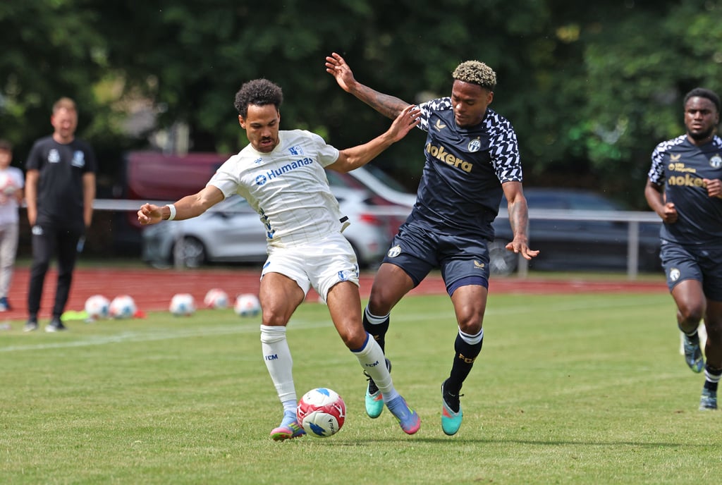 Auch Herbert Bockhorn spielte, nachdem er am Mittwoch beim Training wegen Belastungssteuerung ausgesetzt hatte.