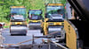 Die Sanierungsarbeiten auf der B180 in Richtung Quenstedt sind in vollem Gange.