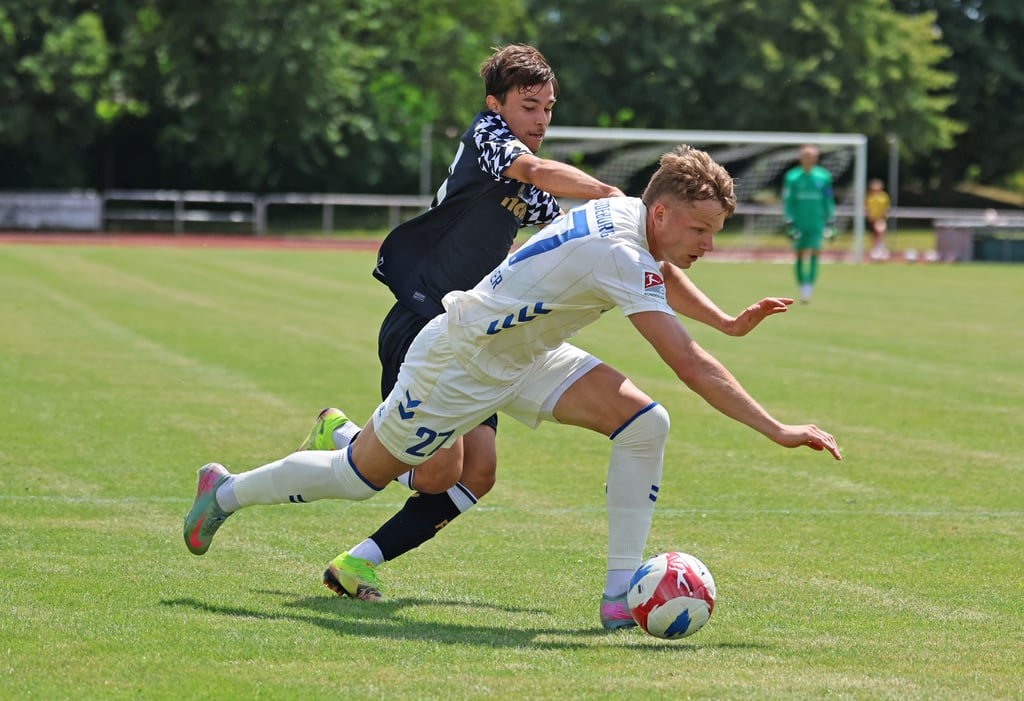 In zu vielen Situationen lief es für Philipp Hercher sowohl mit Ball als auch gegen Ball nicht rund.