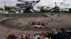 Der Zoll hat beim Hive-Festival in Ferropolis zahlreiche Drogendelikte und Verdacht auf Schwarzarbeit festgestellt (Archivbild).