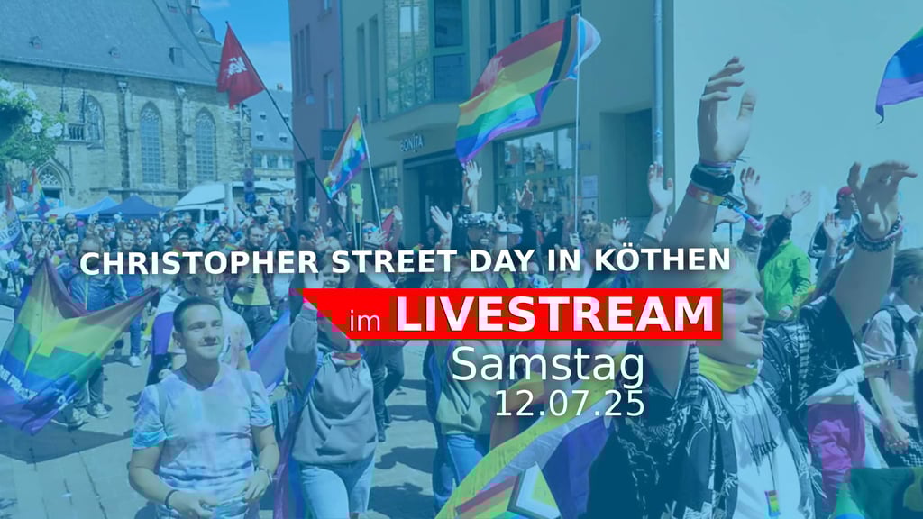 Am Samstag, 12. Juli, fand der zweite Christopher Street Day in Köthen statt.