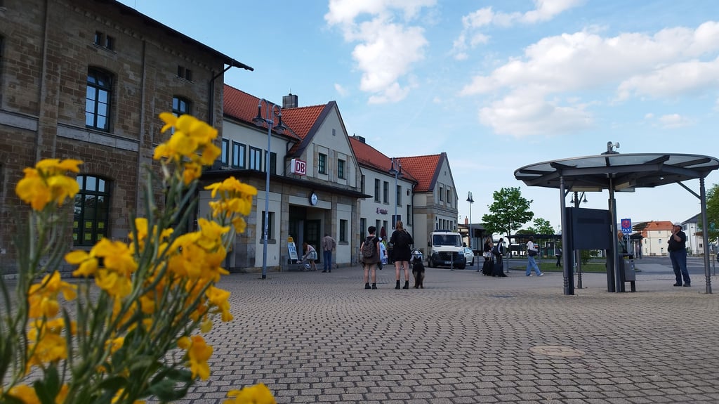 Weder am Wernieröder Hauptbahnhof noch an dem in Halberstadt fahren aktuell Züge - die Strecke ist überraschend gesperrt worden.
