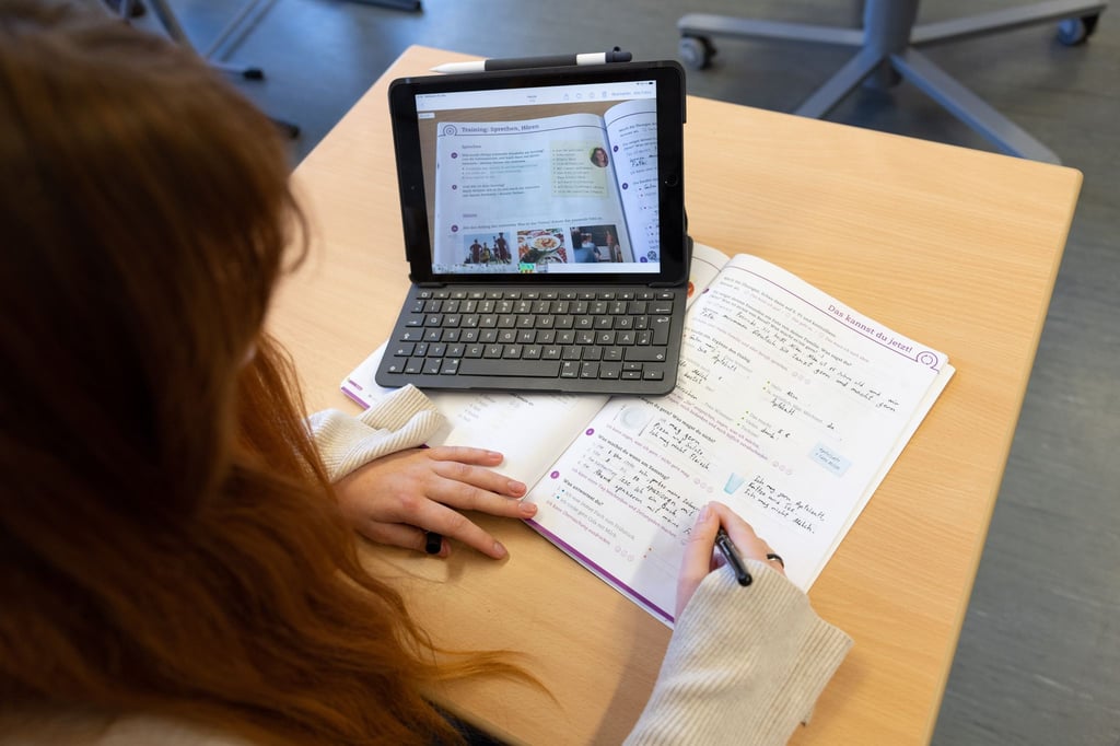 Die Landesregierung will bis 2031 rund 800 Millionen Euro für Schul-Tablets ausgeben. (Archivbild)