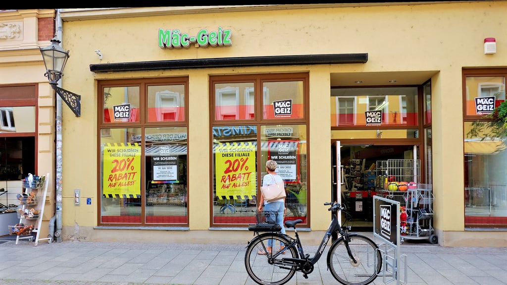 Die Mäc-Geiz-Filiale in Wittenberg schließt noch vor Ende des Monats.