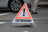 Ein solches Warnschild wies jetzt am Magdeburger Ring auf eine Testmessung hin. Doch wer führte sie durch?