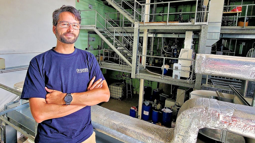 Als Praktikant begann Philipp H. Melcher vor 21 Jahren bei der Orgentis Chemicals GmbH in Gatersleben. Inzwischen ist er hier Geschäftsführer.