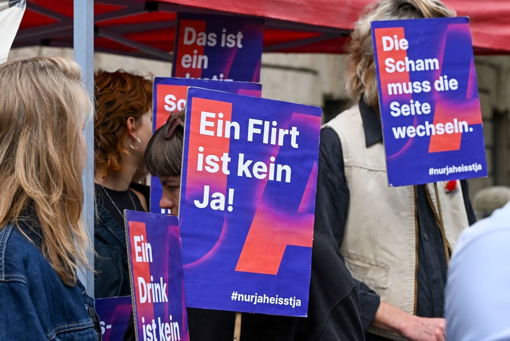 Der 38-jährige Angeklagte wird zu fünfeinhalb Jahre Haft verurteilt. Verschiedene Gruppen demonstrierten im Kontext des Prozesses.