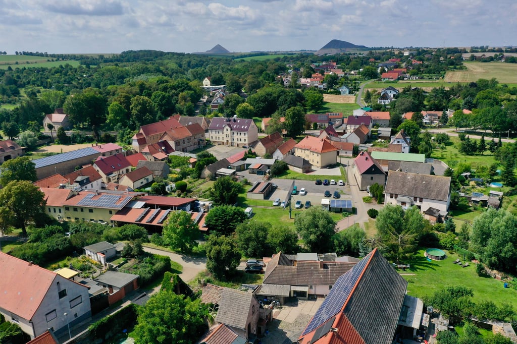 Blick auf Heiligenthal. In dem Gerbstedter Ortsteil hatte man eine kreative Idee.