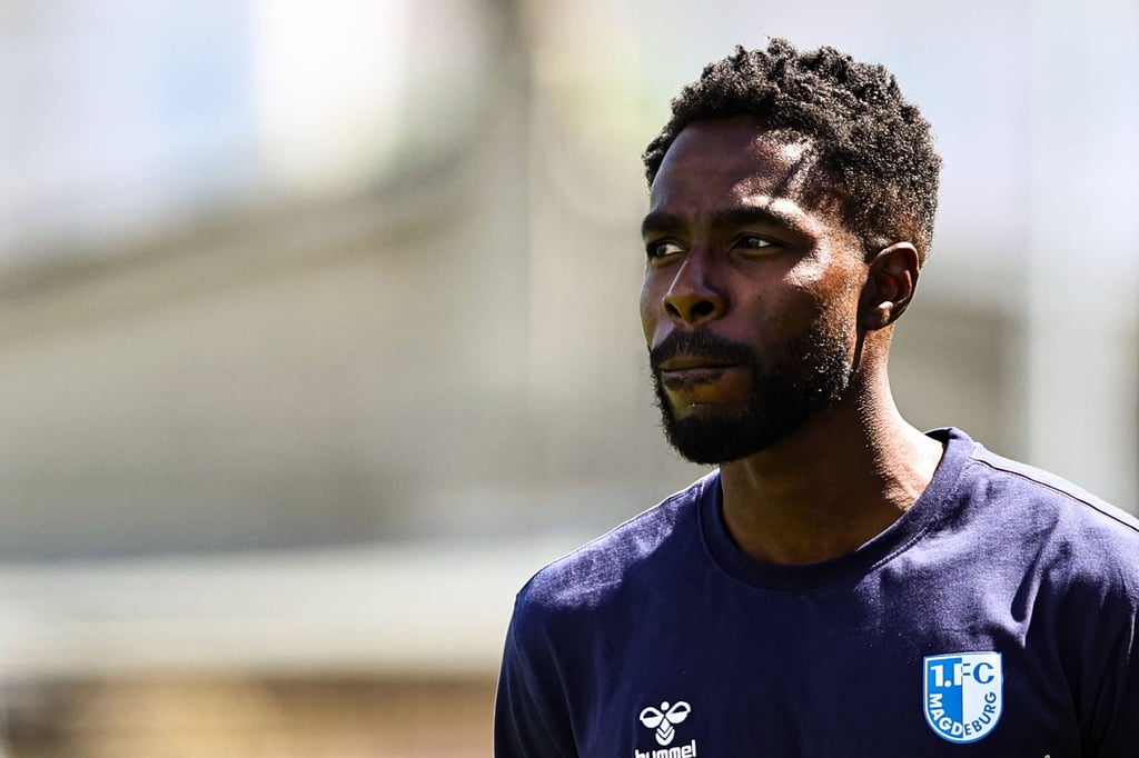 Daniel Heber spielte viele Jahre bei Rot-Weiss Essen. Seit 2023 trägt er das Trikot vom 1. FC Magdeburg.