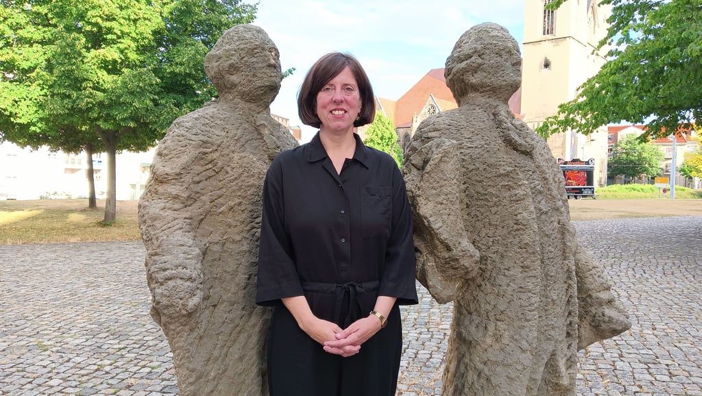 Jana Kittelmann informierte im Gleimhaus Halberstadt über die Bedeutung von Gärten für die Kunst in der Zeit der Aufklärung.