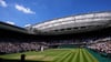 In der Sonne sind es mehr als 30 Grad auf dem Centre Court.