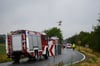 Gegen 14 Uhr kam es am Sonnabend auf der L135 von Raguhn nach Retzau zu einem schweren Verkehrsunfall.